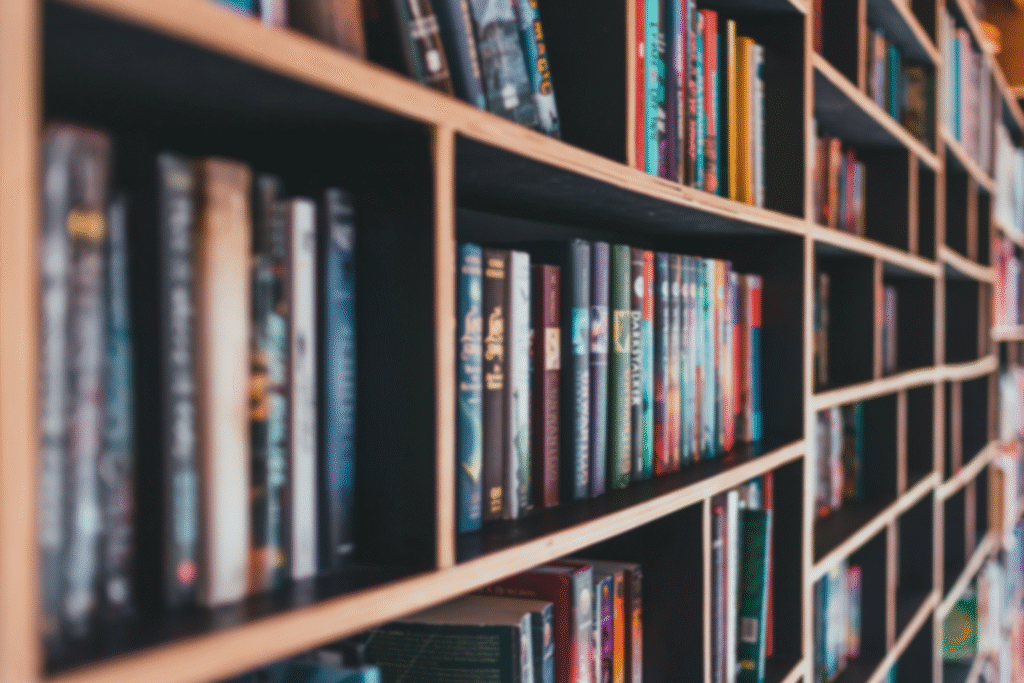 Bookshelf background